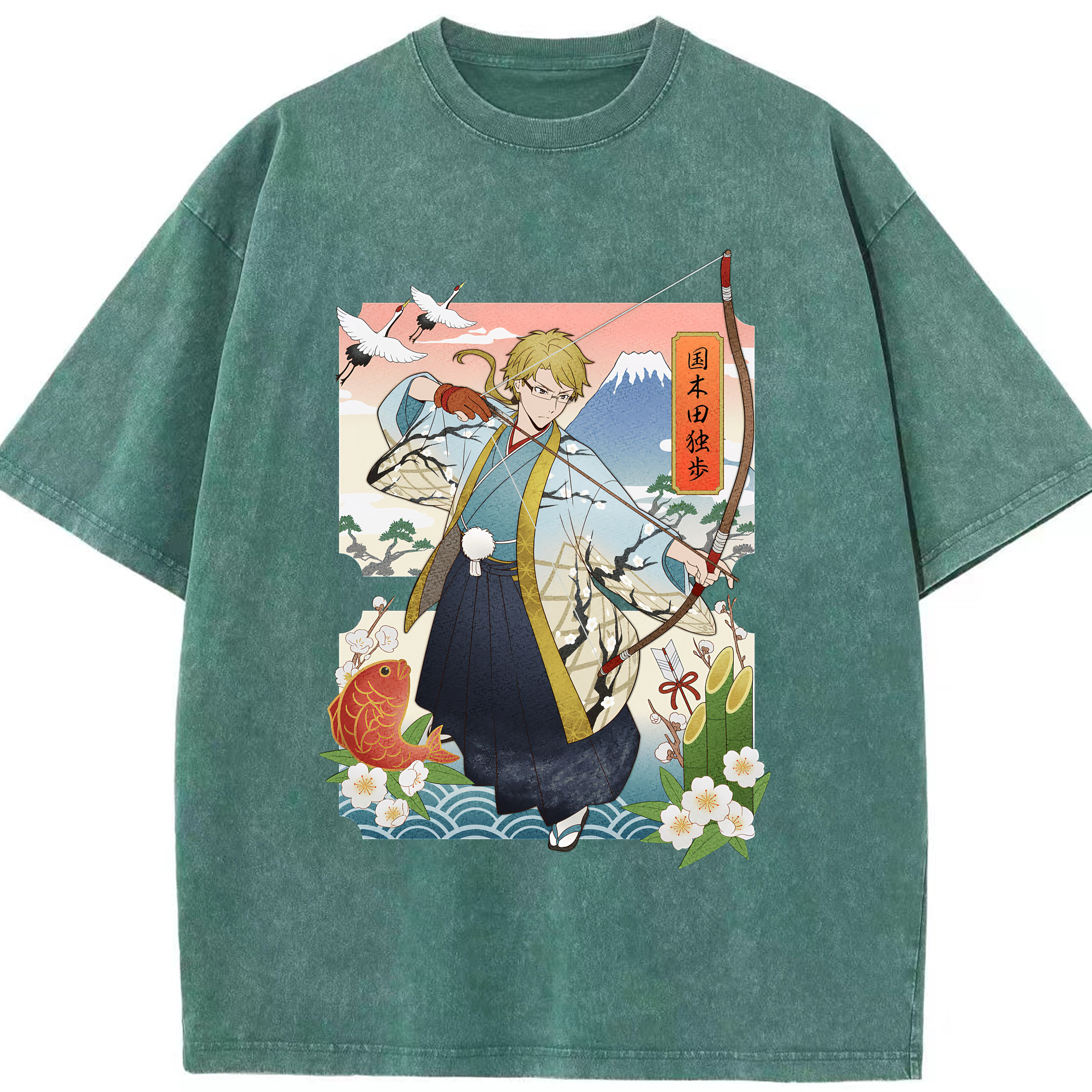 （画像用） 文豪ストレイドッグス Bungo Stray Dogs 綿100% ヴィンテージ風 半袖Tシャツ（フロントプリント）